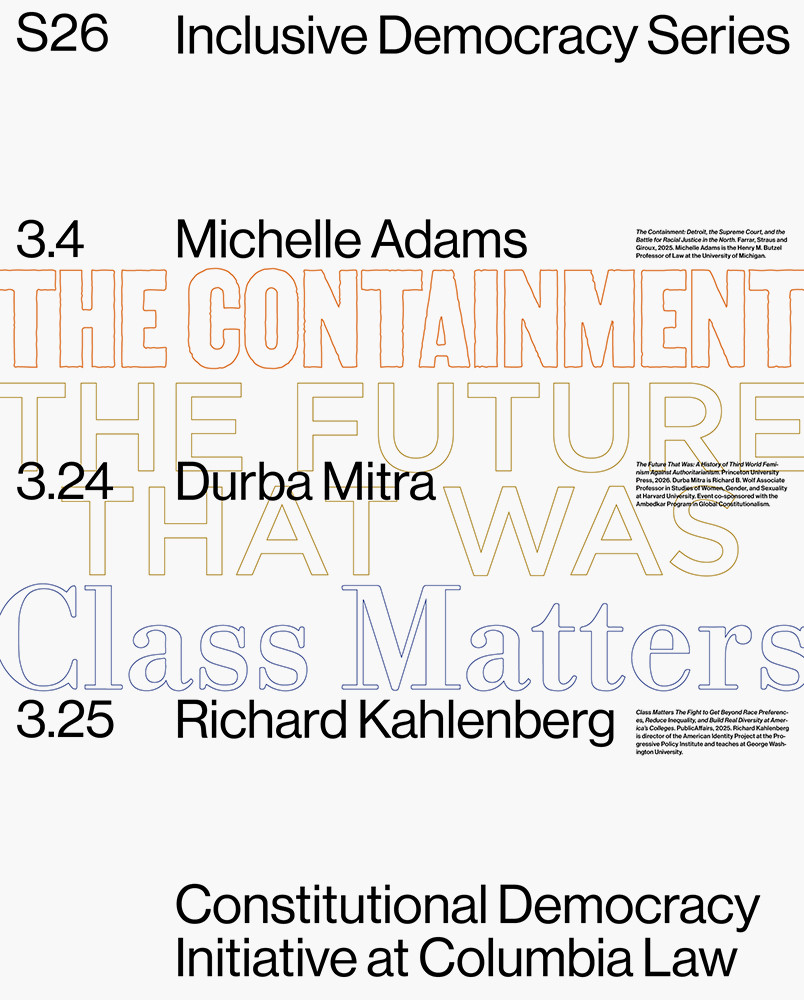 Spring 2026 Inclusive Democracy Series