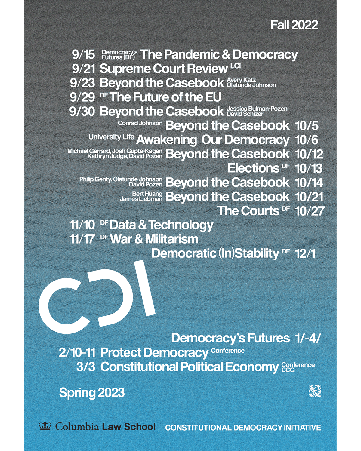 CDI Fall 2022 Calendar