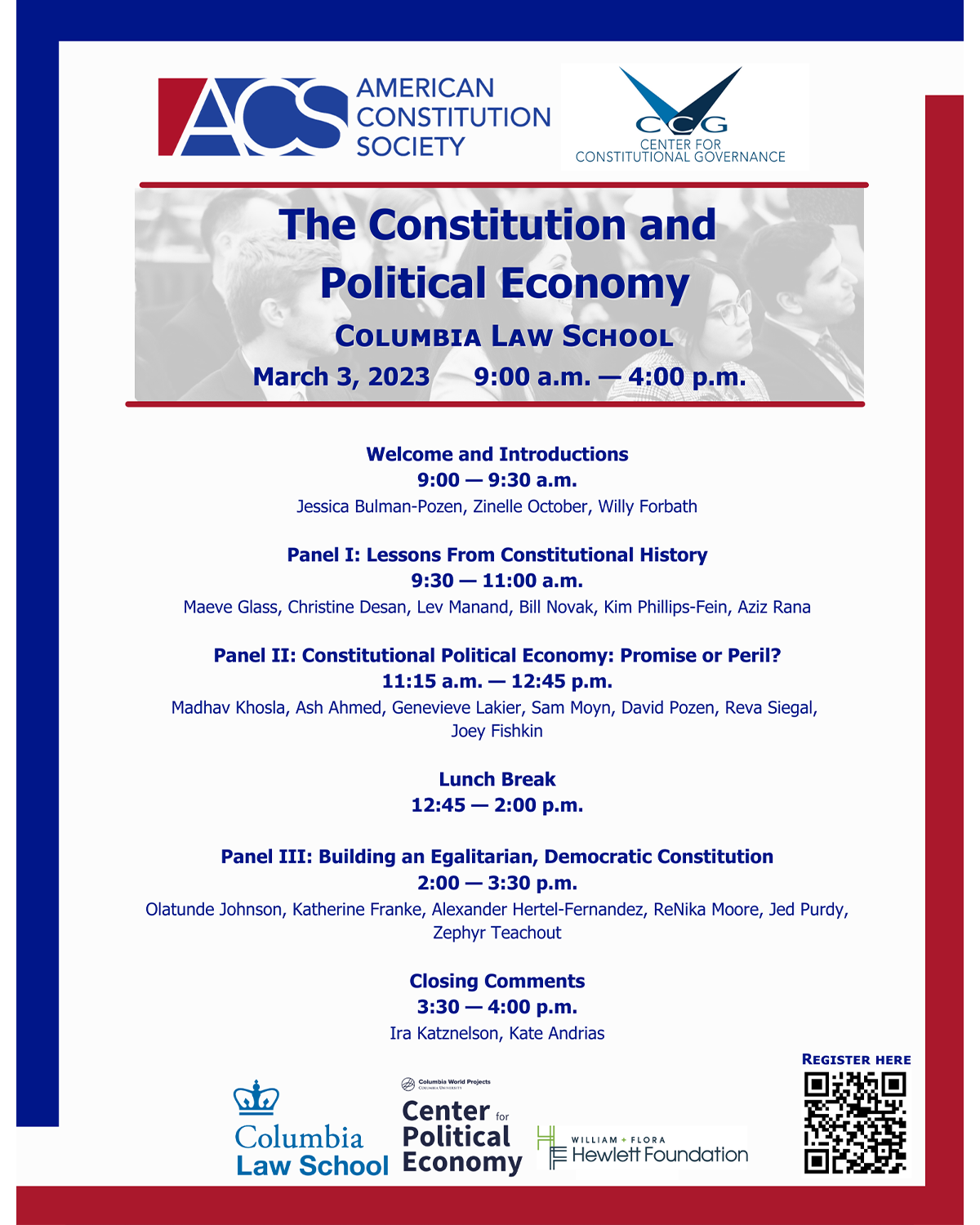The Constitution and Political Economy
