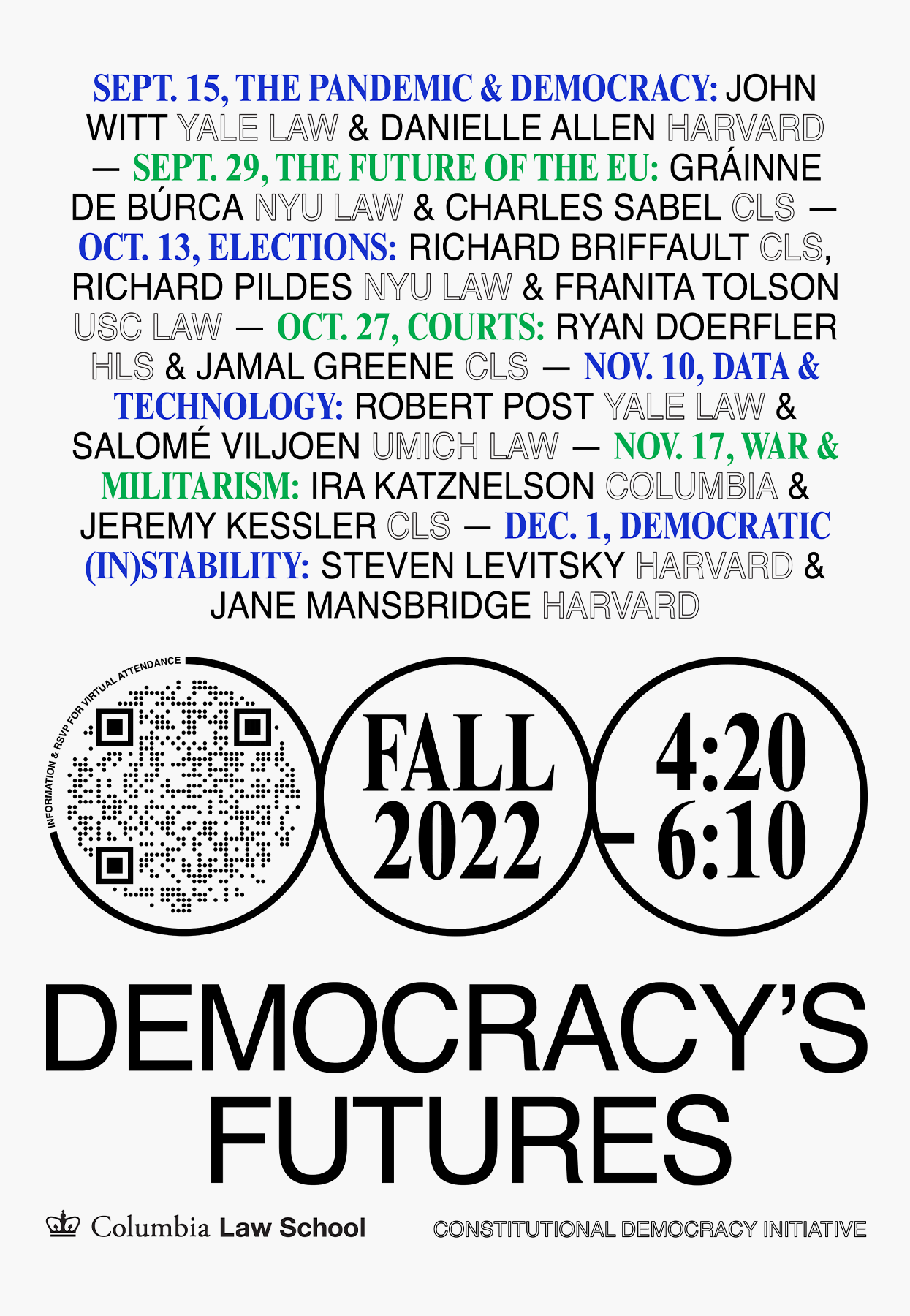 Democracy's Futures, Fall 2022