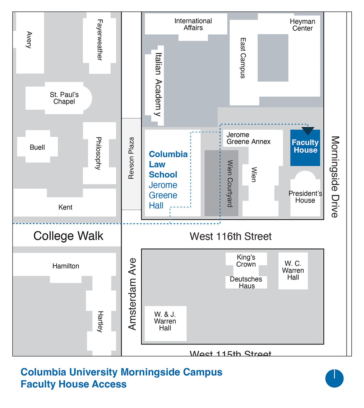 Map - Faculty House